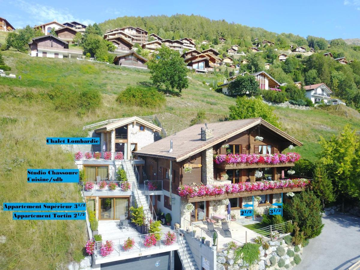 Chalet Lombardie Veysonnaz Exterior foto