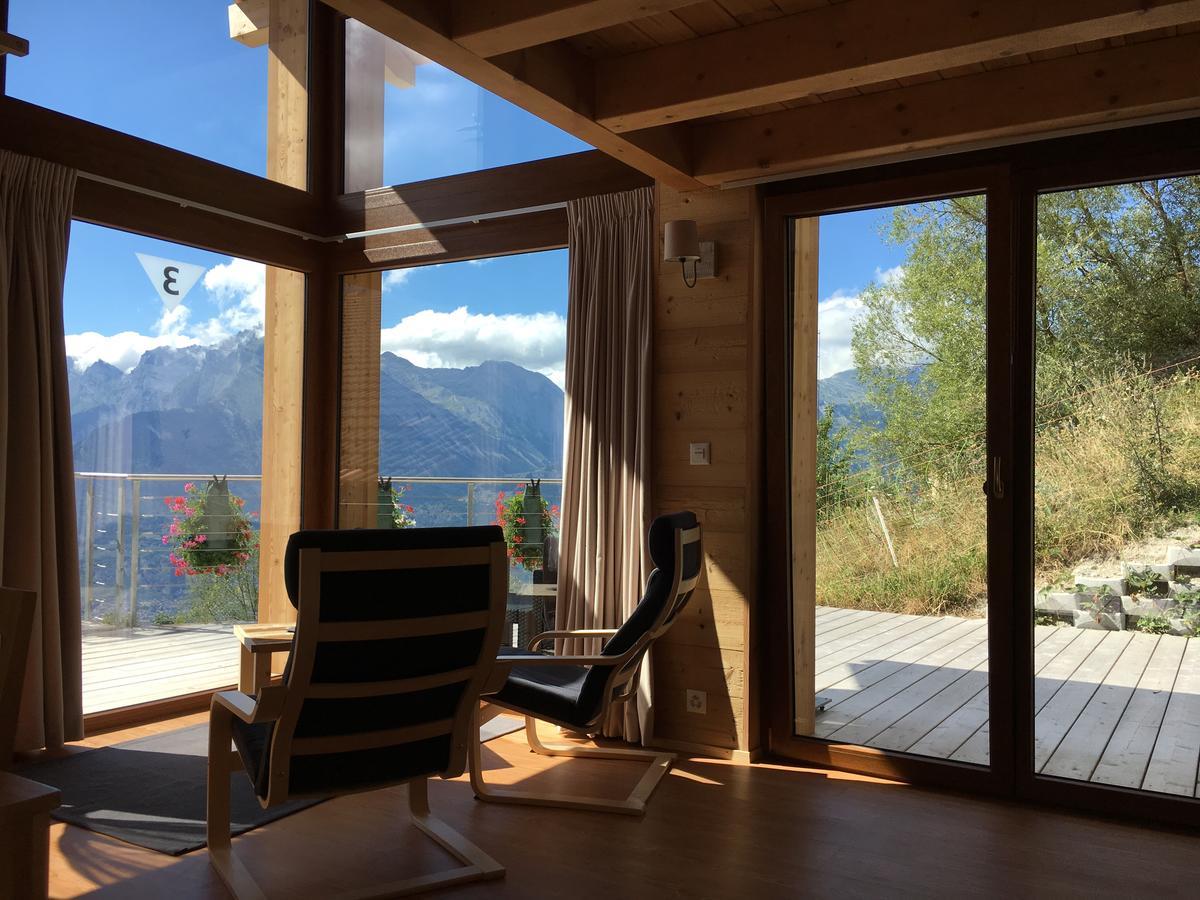 Chalet Lombardie Veysonnaz Exterior foto